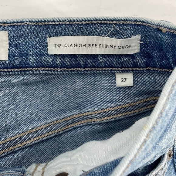 ARITZIA Denim Forum jeans the Lola high rise skinny crop jeans sz 27 - Picture 5 of 10